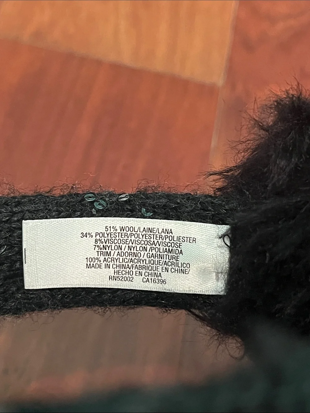 Juicy Couture Black Faux Fur Earmuffs